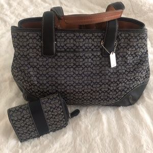 Blue Coach Purse